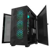 darkFlash DLX21 MESH LUXURY ATX Gaming PC Case Included Horizontal Graphics Card Stand